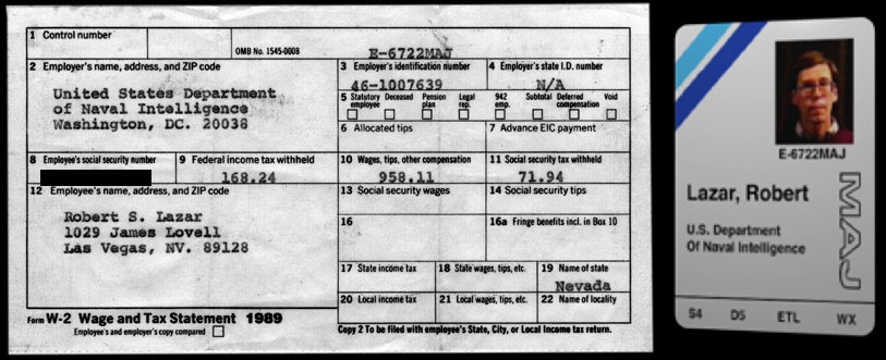 Bob Lazar Documentos